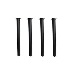 Picior pentru masa H 820, D 60, finisaj negru, set 4 bucati - Maxdeco imagine