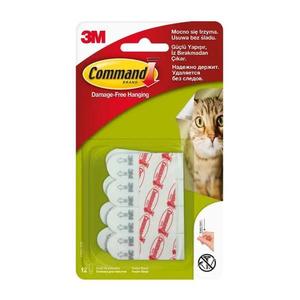 Benzi Dublu Adezive Mici - 3M Command Damage-Free Hanging, 450 g, 12 buc imagine