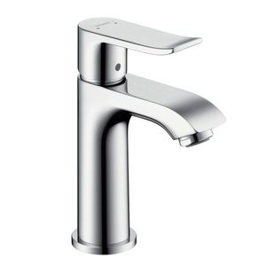 Baterie lavoar Hansgrohe Metris 100 ventil pop-up crom imagine