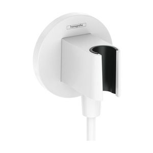 Accesoriu Hansgrohe FixFit S cu agatatoare de dus alb mat imagine