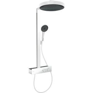 Coloana de dus Hansgrohe Rainfinity 360 1jet cu baterie termostatata ShowerTablet 350 alb mat imagine