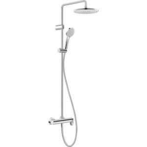 Coloana de dus Duravit Wave cu baterie h 112cm crom imagine