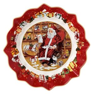 Bol Villeroy & Boch Toy\'s Fantasy Santa Reads 25cm imagine