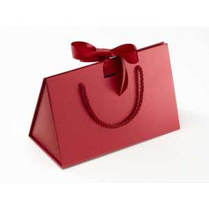 Punga cadou Folda BoxBag Medium cu fundita Red imagine