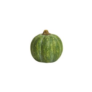 Dovleac decorativ din ceramica Pumpkin Harvest verde 6x6 cm imagine