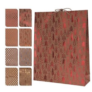 Punguta de cadou Festive din hartie 33x41 cm - modele diverse imagine