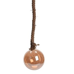 Ghirlanda luminoasa cu 24 LED-uri si sfoara Amber Ball 95x15 cm imagine