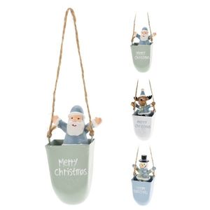 Decoratiune Winterfest din metal 10 cm - modele diverse imagine