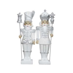 Decoratiune Festive Nutcracker alb 23 cm - modele diverse imagine