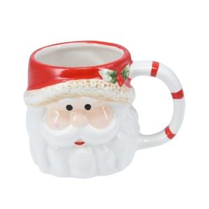 Cana Craciun ceramica Happy Santa 280 ml imagine