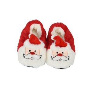 Papuci de casa copii Santa's Slippers Mos Craciun rosu imagine