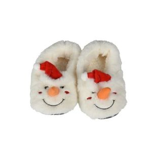 Papuci de casa copii Frosty's Slippers Om de zapada alb imagine