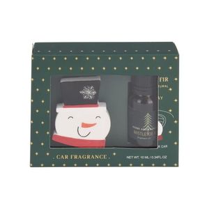 Set parfum masina Mistletoe and Fir verde 80g imagine