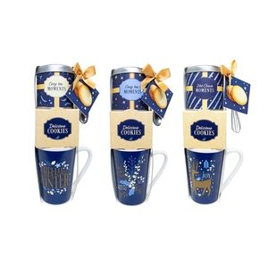 Set cana cadou 3 piese Blue Gift - modele diverse imagine