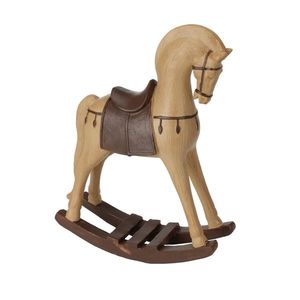 Decoratiune calut maro Horse 16x21 cm imagine