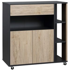 Mobilier de Bucătărie Multifuncțional HOMCOM, 80x39x86.5cm | Aosom Romania imagine