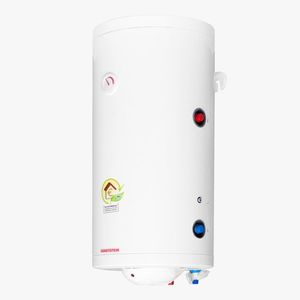 Boiler termoelectric Sunsystem MB-NL2 S1 80 cu o serpentina, 80 litri, putere serpentina 8.22 kw, putere electrica 2 KW, serpentina pe partea dreapta, reglaj extern al temperaturii, izolatie termica imagine