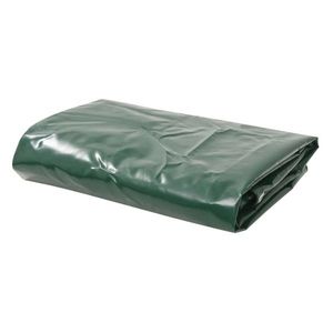 vidaXL Prelată, verde, 1, 5 x 6 m, 650 g / m² imagine