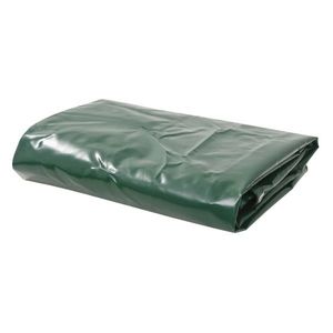 vidaXL Prelată, verde, 1, 5 x 10 m, 650 g / m² imagine