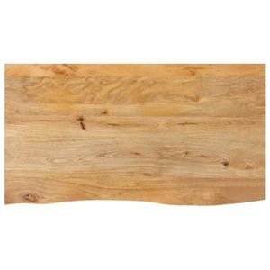 vidaXL Blat de masă contur organic 120x60x2, 5 cm, lemn masiv de pin imagine