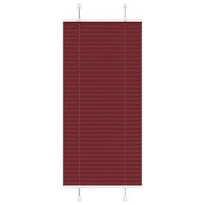 vidaXL Jaluză plisată Bordeaux Roșu 60x100 cm Lățime țesătură 59, 4 cm imagine