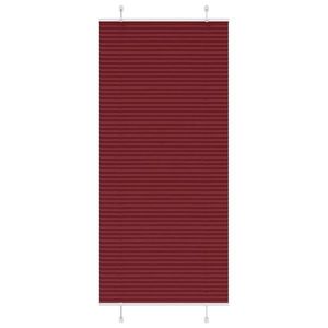 vidaXL Jaluză plisată Bordeaux Roșu 100x200 cm Lățime țesătură 99, 4 cm imagine