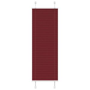 vidaXL Jaluză plisată Bordeaux Roșu 45x150 cm Lățime țesătură imagine