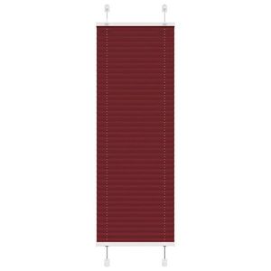 vidaXL Jaluză plisată Bordeaux Roșu 40x100 cm Lățime țesătură 39, 4 cm imagine