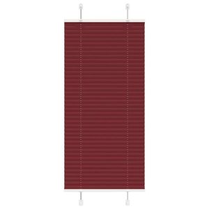 vidaXL Jaluză plisată Bordeaux Roșu 60x150 cm Lățime țesătură imagine