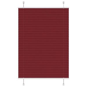 vidaXL Jaluză plisată Bordeaux Roșu 100x150 cm Lățime țesătură 99, 4 cm imagine