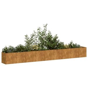 vidaXL Jardinieră Rusty 360x40x40 cm Oțel rezistent la intemperii imagine