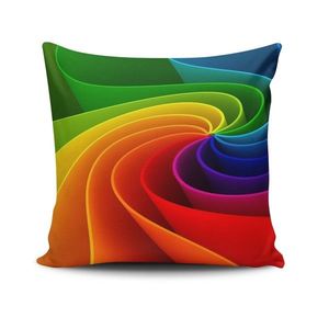 Fata de perna, Cushion Love, NKLF - 264, amestec bumbac, 43x43 cm, multicolor imagine