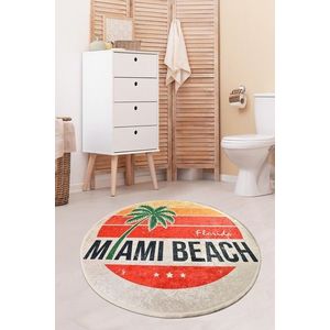 Covoras de baie Miami Beach, Chilai, Ø140 cm, multicolor imagine