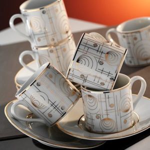 Set de cafea Kutahya Porselen, RU12KT4307042, 12 piese, portelan imagine