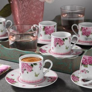 Set de cafea Kutahya Porselen, RU12KT4309746, 12 piese, portelan imagine