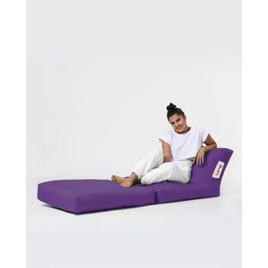 Fotoliu extensibil, Siesta, Ferndale Bean Bag, 55 - 180 cm, poliester impermeabil, mov imagine