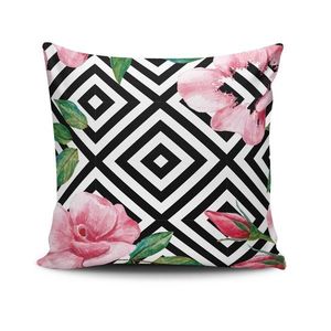 Perna decorativa Cushion Love, bumbac, poliester, 43x43 cm, multicolor - Cushion Love, Multicolor imagine