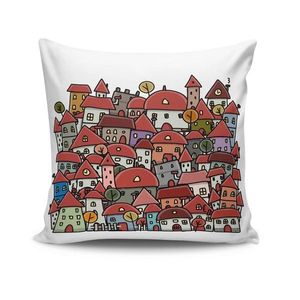 Perna, NKRLNT-071, 43x43 cm, 50% bumbac / 50% poliester, Multicolor imagine