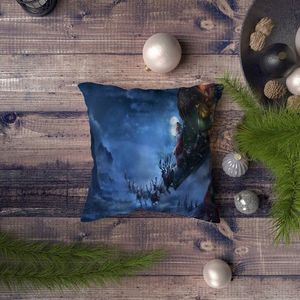 Husa de perna, NYXMAS136, 43x43 cm, 50% bumbac/50% poliester, Multicolor imagine