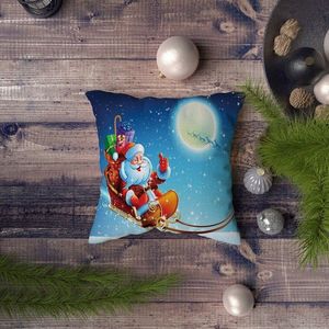 Husa de perna, NYXMAS138, 43x43 cm, 50% bumbac/50% poliester, Multicolor imagine