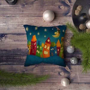 Perna, NYXMAS061, 43x43 cm, 50% bumbac / 50% poliester, Multicolor imagine