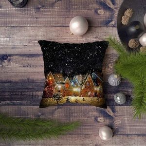 Perna, NYXMAS065, 43x43 cm, 50% bumbac / 50% poliester, Multicolor imagine