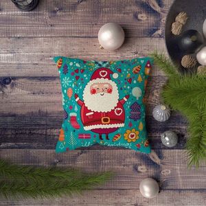 Perna, NYXMAS137, 43x43 cm, 50% bumbac / 50% poliester, Multicolor imagine