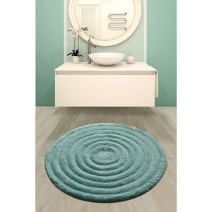 Covoras de baie, Chilai Home by Alessia, Round, Acril, Verde menta imagine