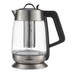 Fierbator electric cu filtru pentru ceai, Heinner, 1.7 L, inox, gri imagine