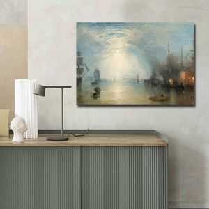 Tablou decorativ, 70100FAMOUSART-030, Canvas, 70 x 100 cm, Multicolor imagine