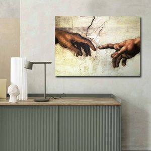 Tablou decorativ, 70100FAMOUSART-038, Canvas, 70 x 100 cm, Multicolor imagine