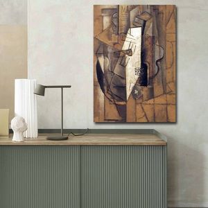 Tablou decorativ, 70100FAMOUSART-068, Canvas, 70 x 100 cm, Multicolor imagine