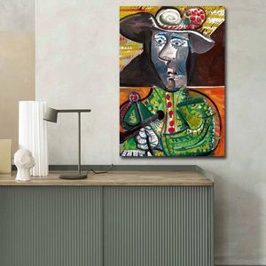 Tablou decorativ, 70100FAMOUSART-072, Canvas, 70 x 100 cm, Multicolor imagine