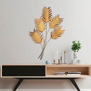 Decoratiune de perete, Toona Sinensis, Metal, Dimensiune: 72 x 108 cm, Multicolor imagine